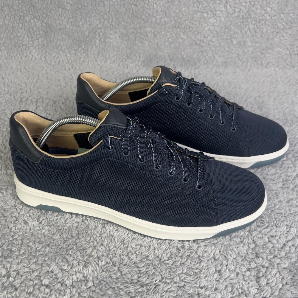 Johnston & Murphy Shoes Mens 10 Blue Lace Up Low Top Casual Sneakers 59-4409
